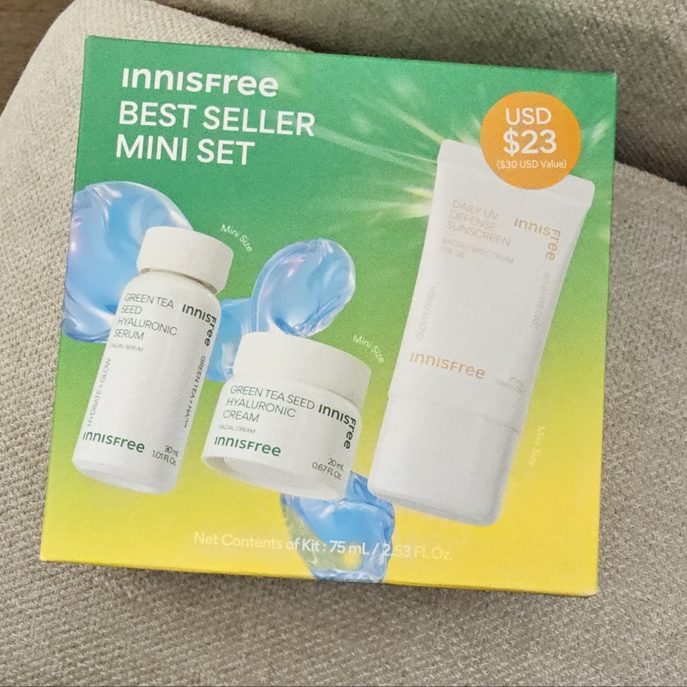 Green Tea Seed Skincare Mini Set Nwt